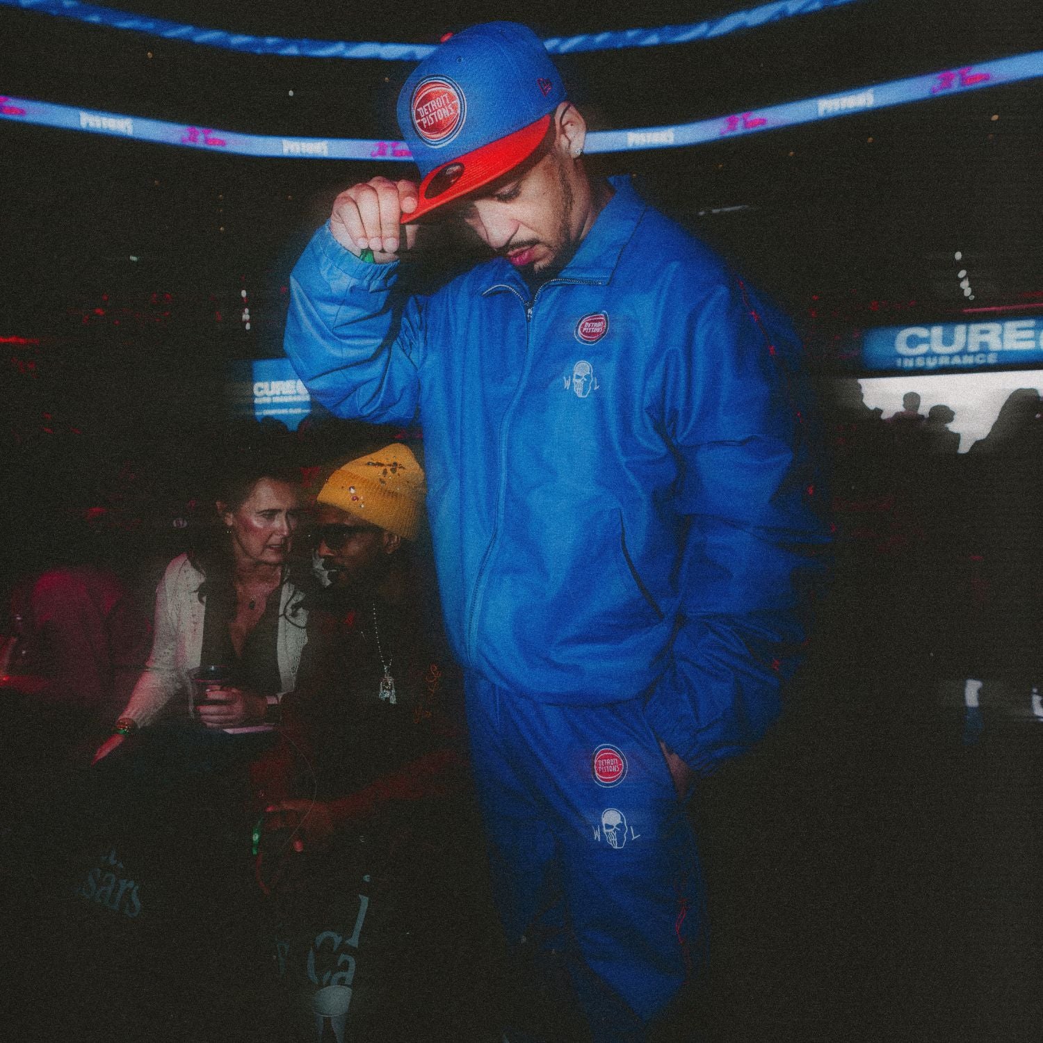 Warren Lotas x Detroit Pistons Barbed Wire Pants - Image 4