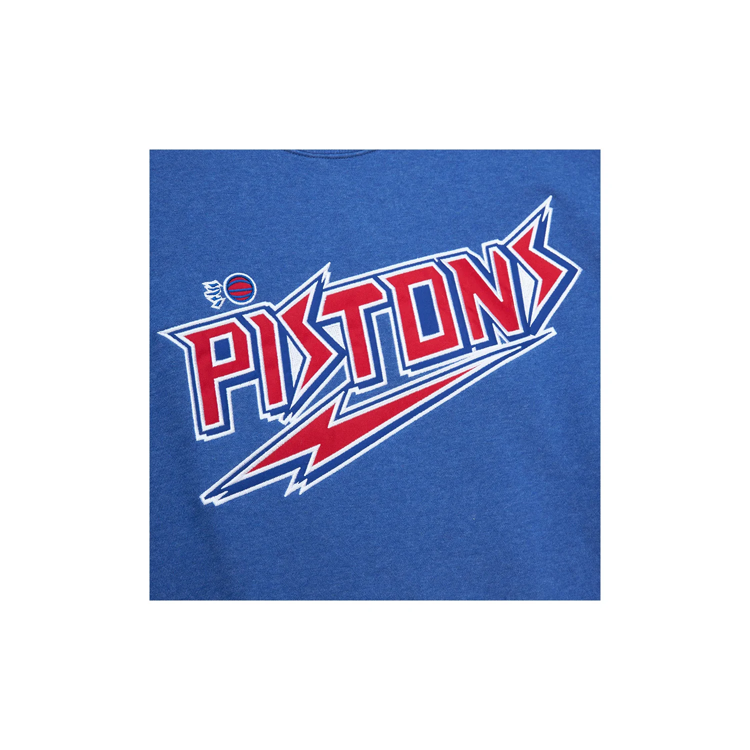 Mitchell & Ness Pistons Playoff Crewneck Sweatshirt - Image 3