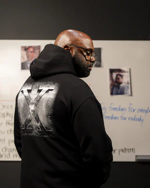 Detroit Pistons Malcolm X Emerging X Hoodie - Image 4