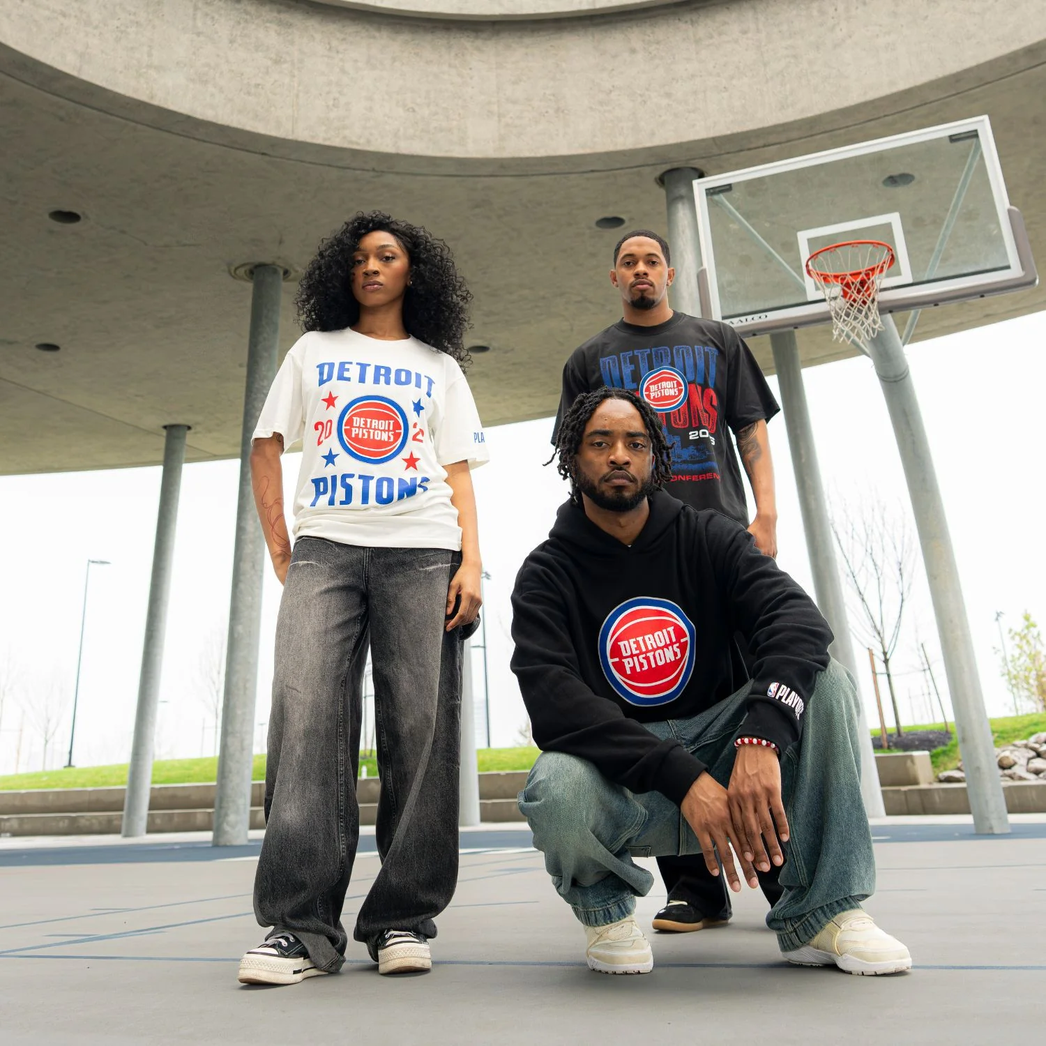 Detroit Pistons Playoffs '26 Hoodie - Image 4
