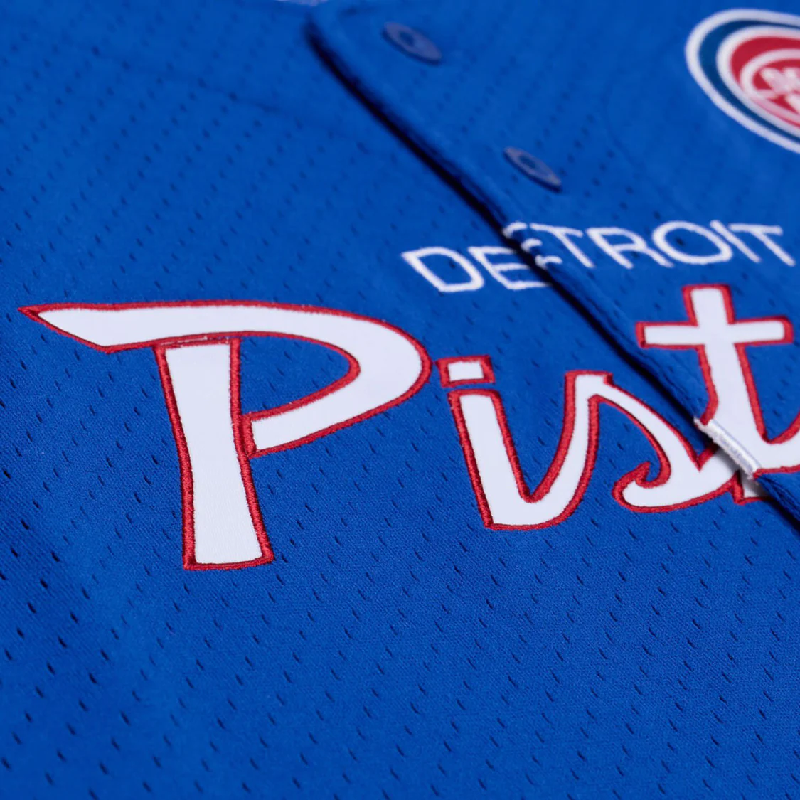 Detroit Pistons Mitchell & Ness Head Coach Baseball Jersey - Image 3