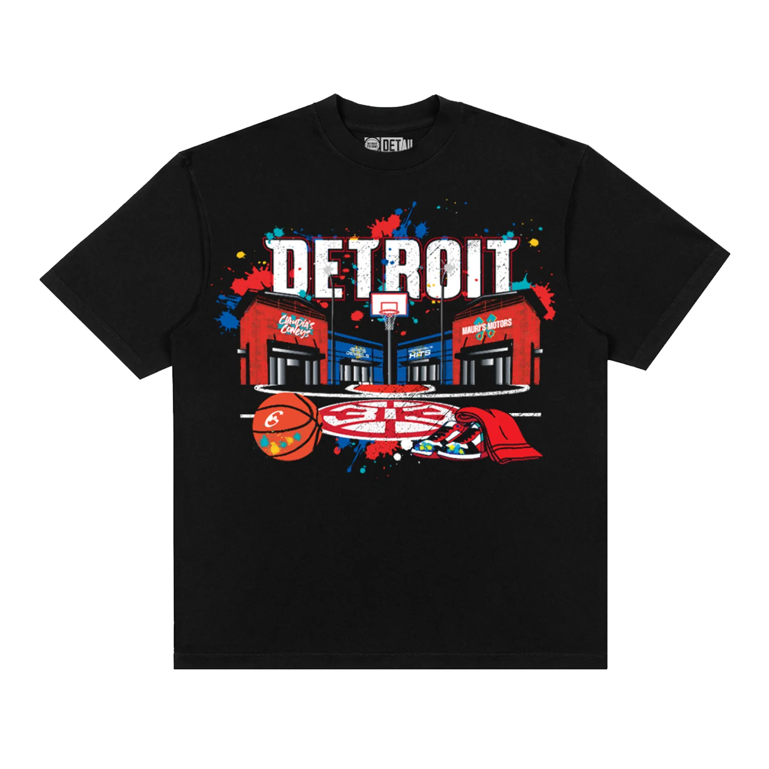 Pistons City of Hoop Dreams Tee By 'Kameko'