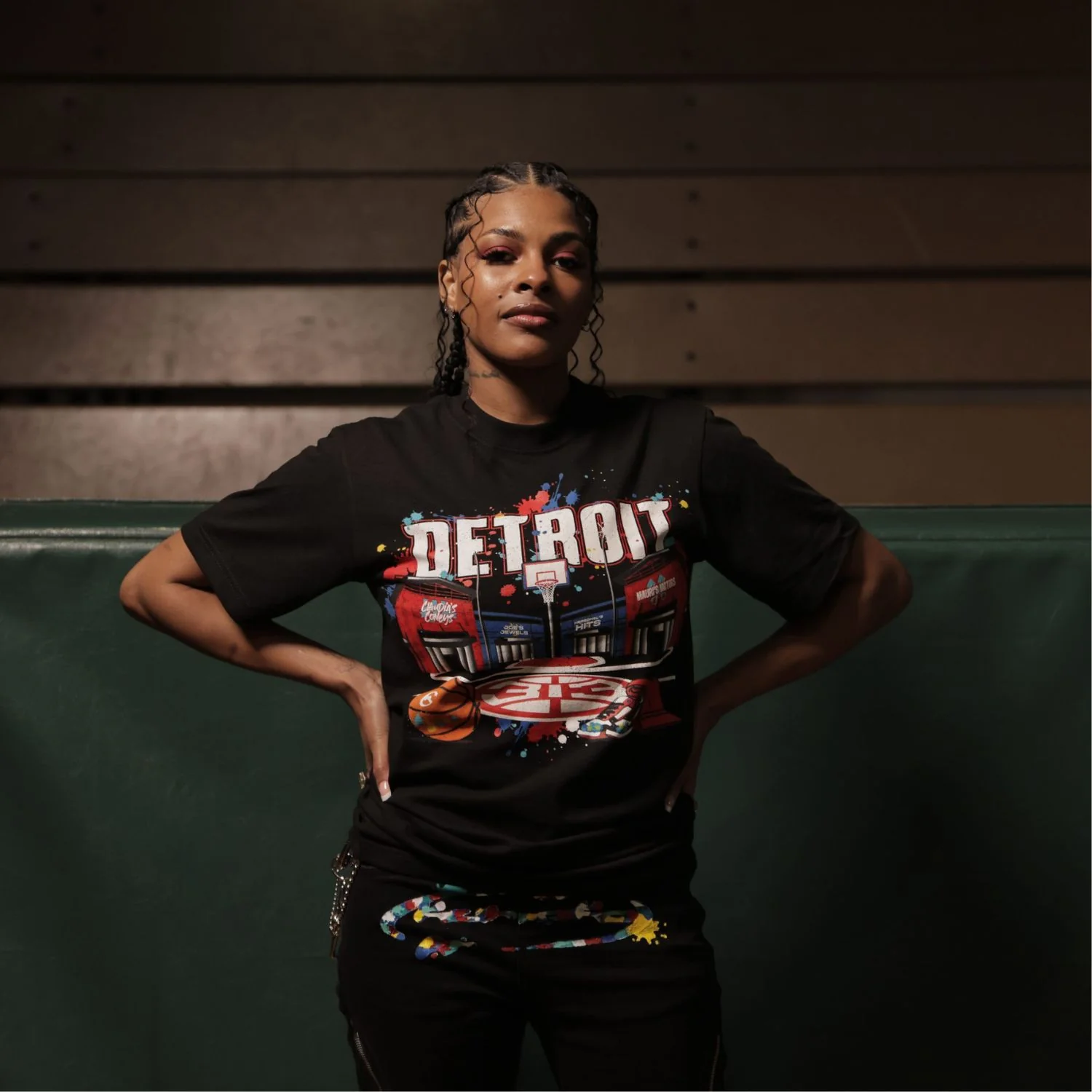 Pistons City of Hoop Dreams Tee By 'Kameko' - Image 2