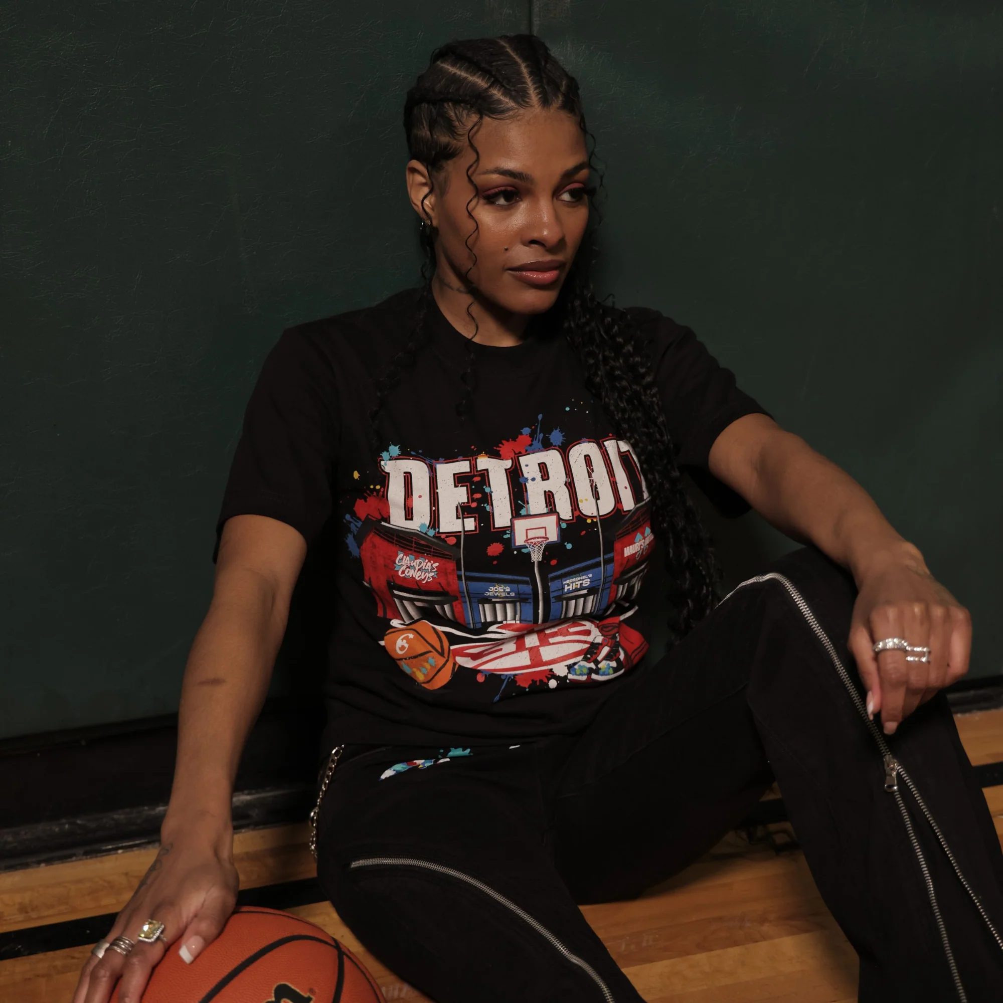 Pistons City of Hoop Dreams Tee By 'Kameko' - Image 3