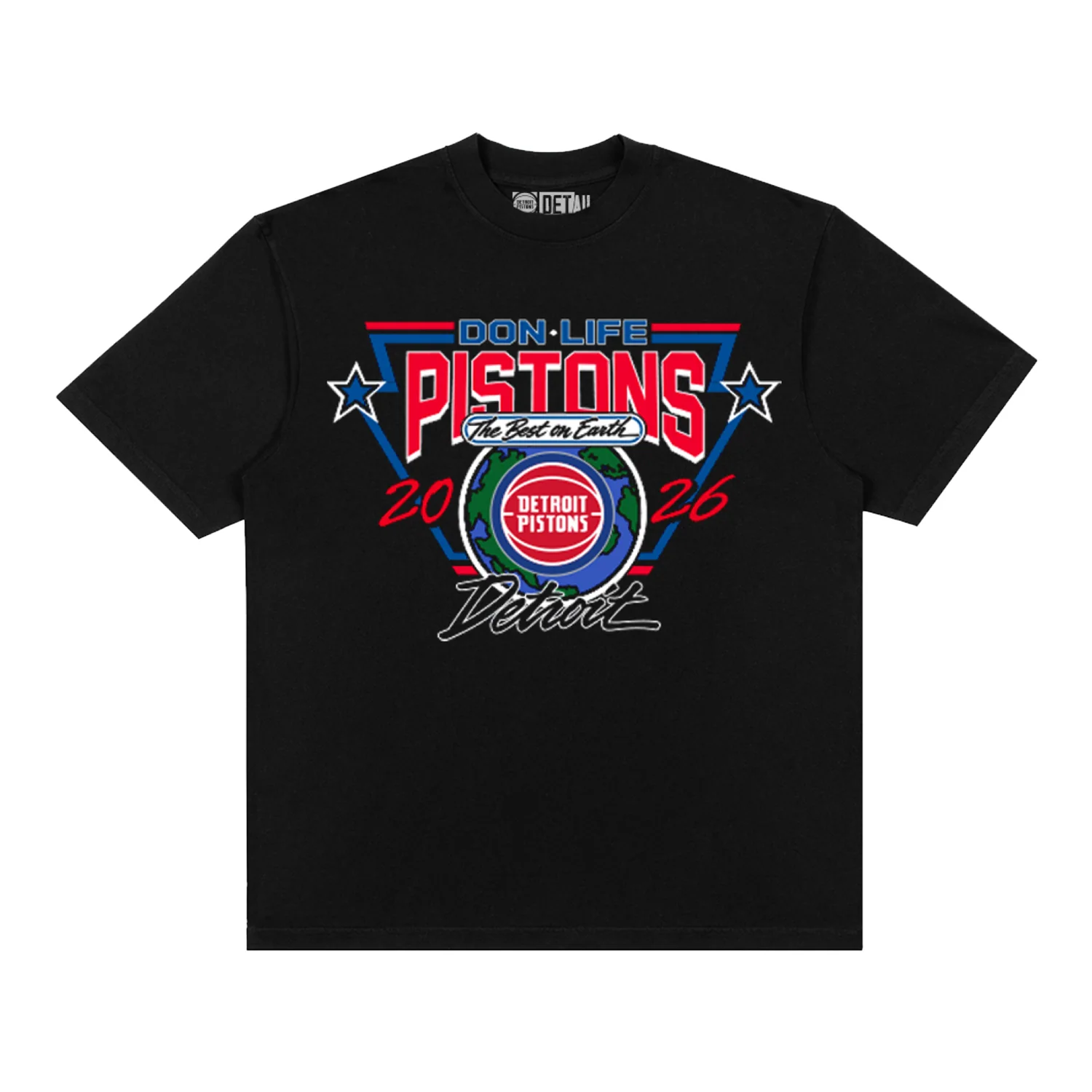 Pistons x DON LIFE 313 Day Tee By 'Big Sean'