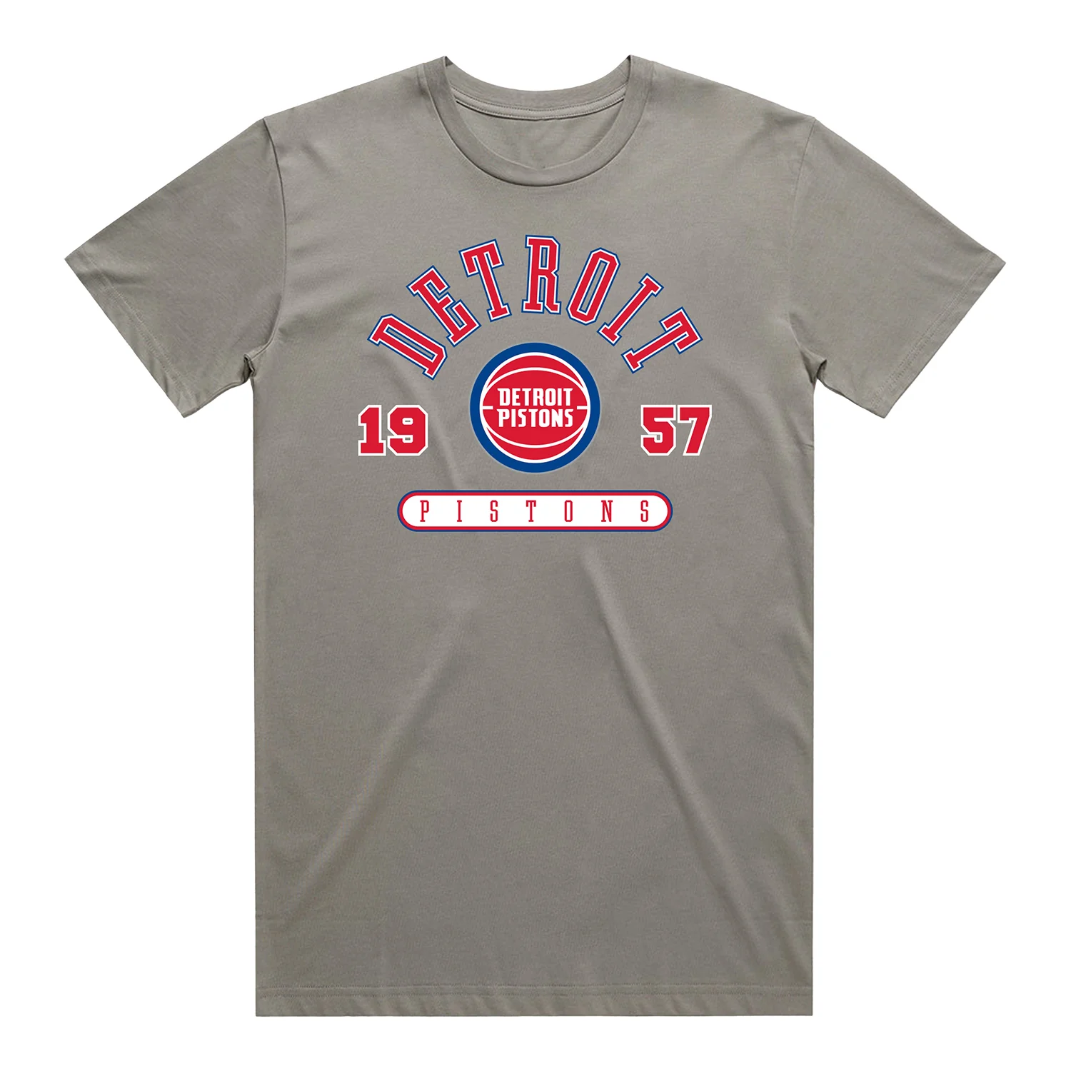 Detroit Pistons Established Gray T-Shirt