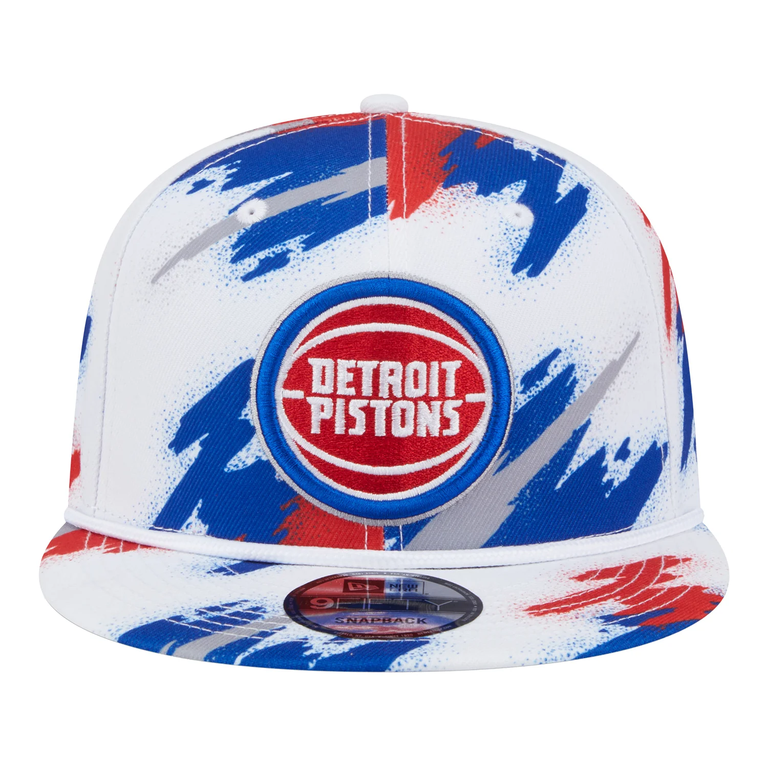 Youth Detroit Pistons New Era Painted 950 Snapback - Image 3