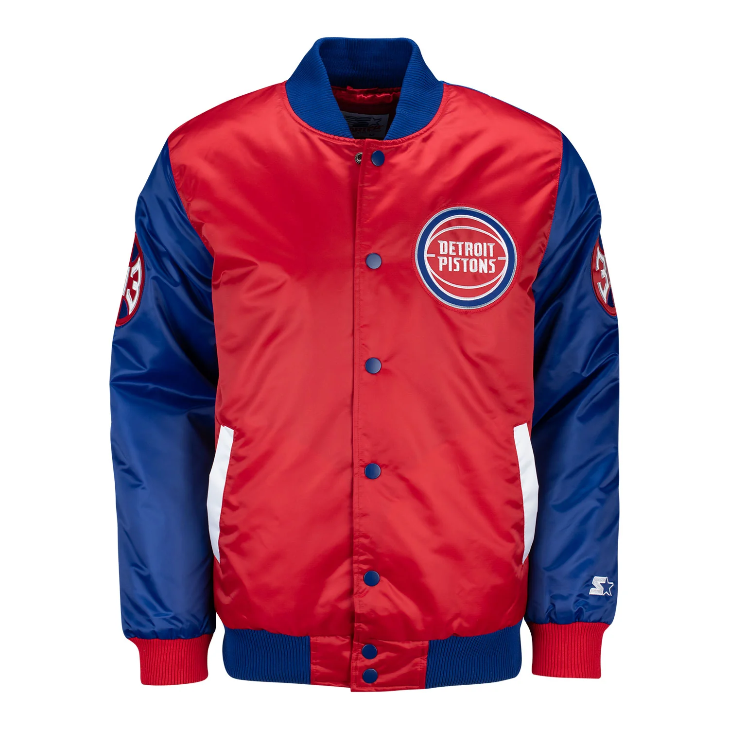 Detroit Pistons 313 Day TY Mopkins Starter Jacket - Image 3